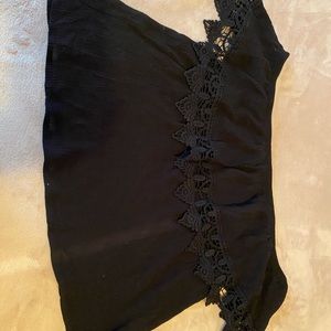 Off-shoulder crop top